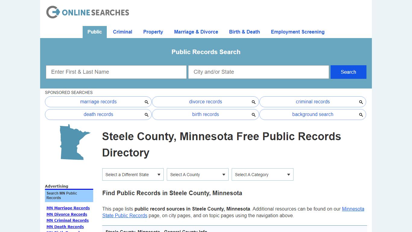 Steele County, Minnesota Public Records Directory